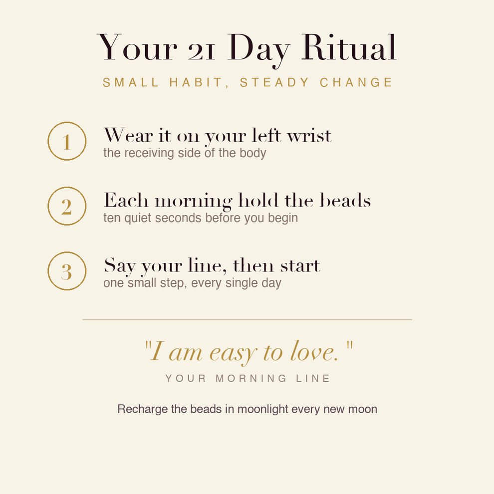 Attract Love Bracelet 21 day ritual