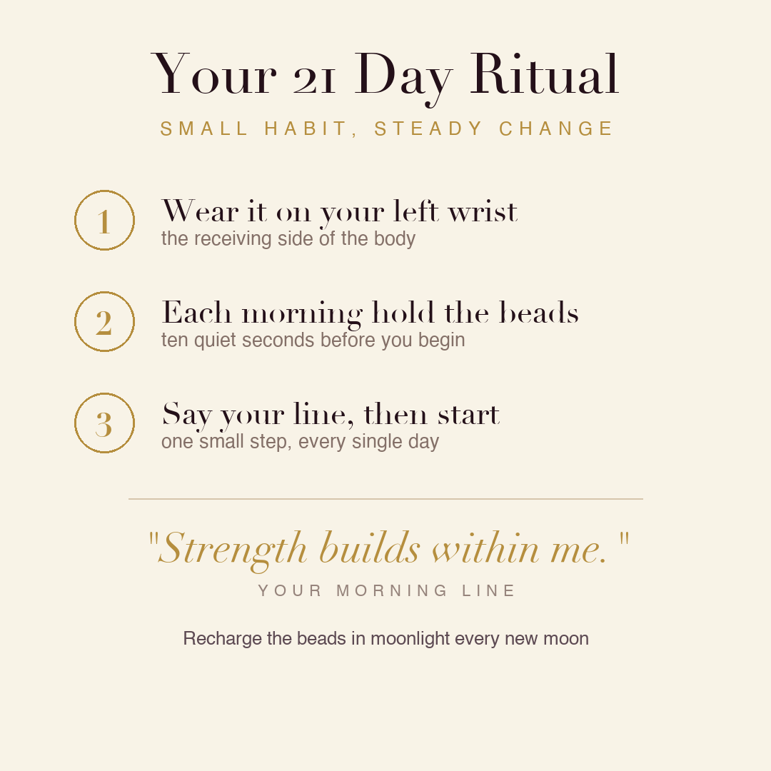Blood Vitality Bracelet 21 day ritual