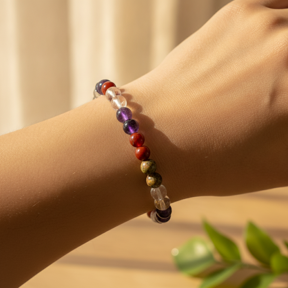 Blood Pressure Support Bracelet in use