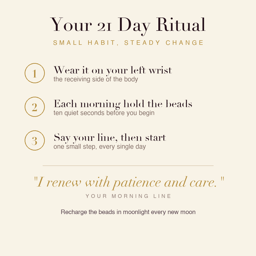 Immunity & Health Bracelet 21 day ritual