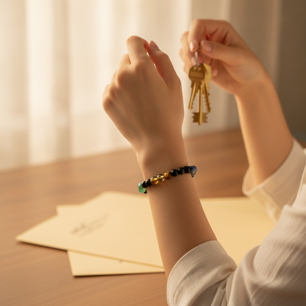Real Estate Agent's Deal Closer Bracelet in use