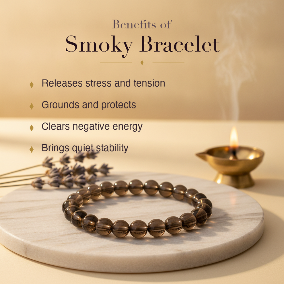 Smoky Quartz Bracelet benefits