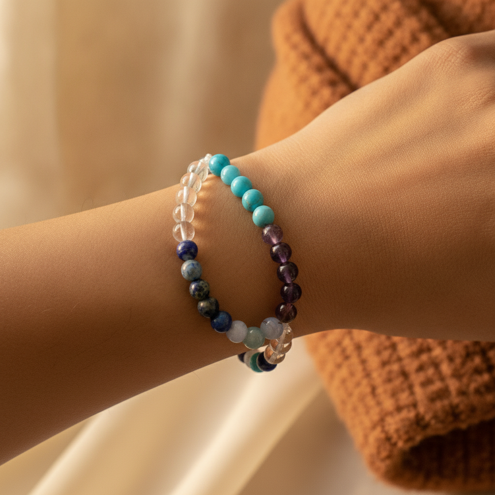 Vocal Clarity Bracelet in use