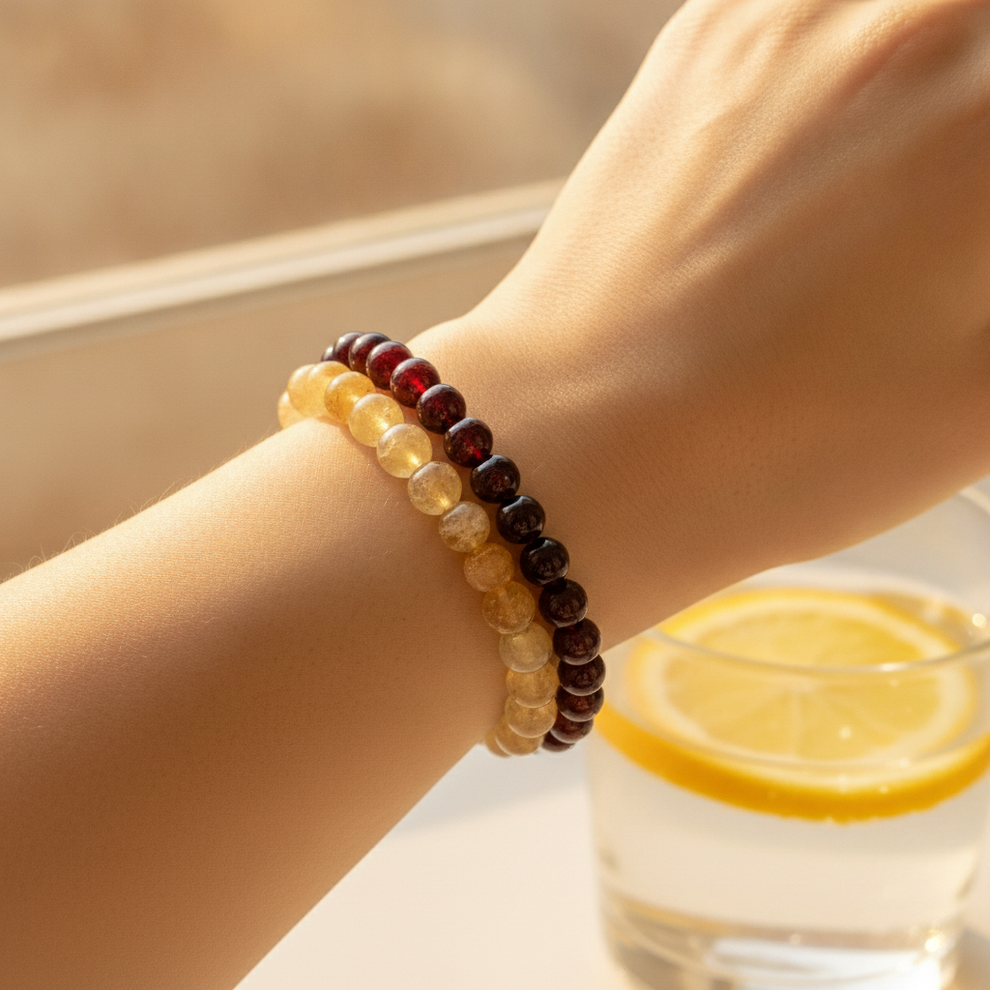 Energy & Vitality Booster Bracelet in use