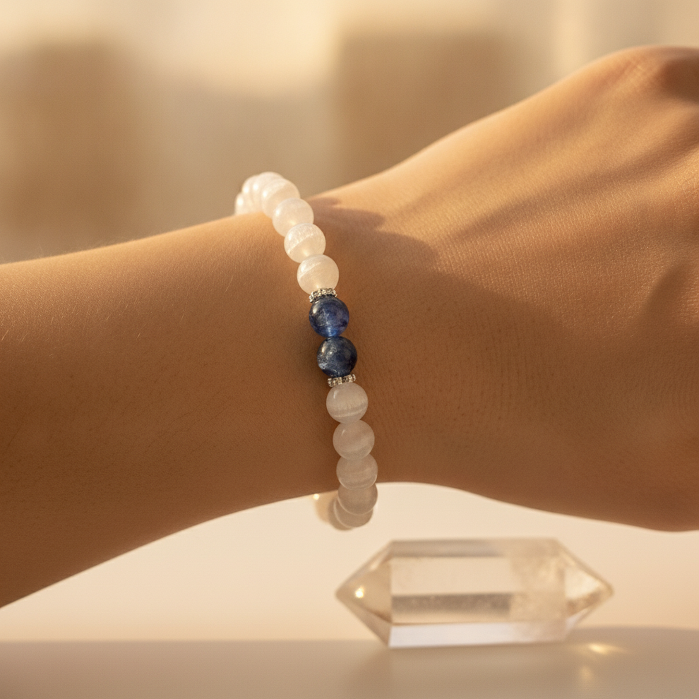 High Vibration Bracelet in use