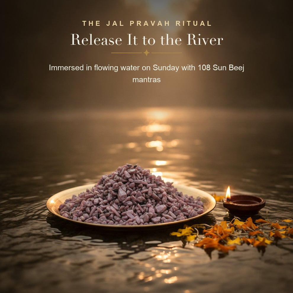 Jal Pravah Ruby - the ritual