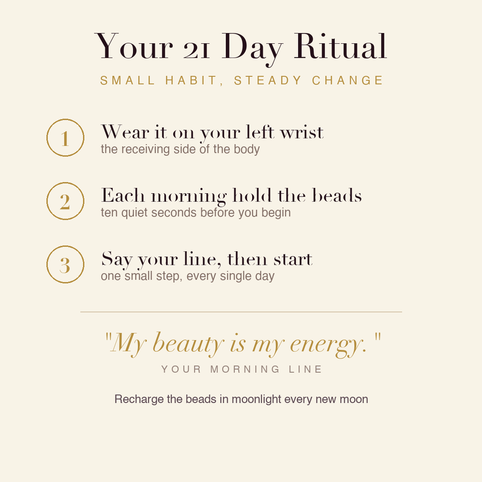 Feminine Radiance Bracelet 21 day ritual