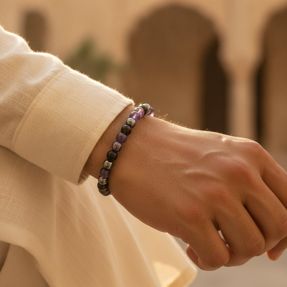 Iron Will Bracelet worn on wrist