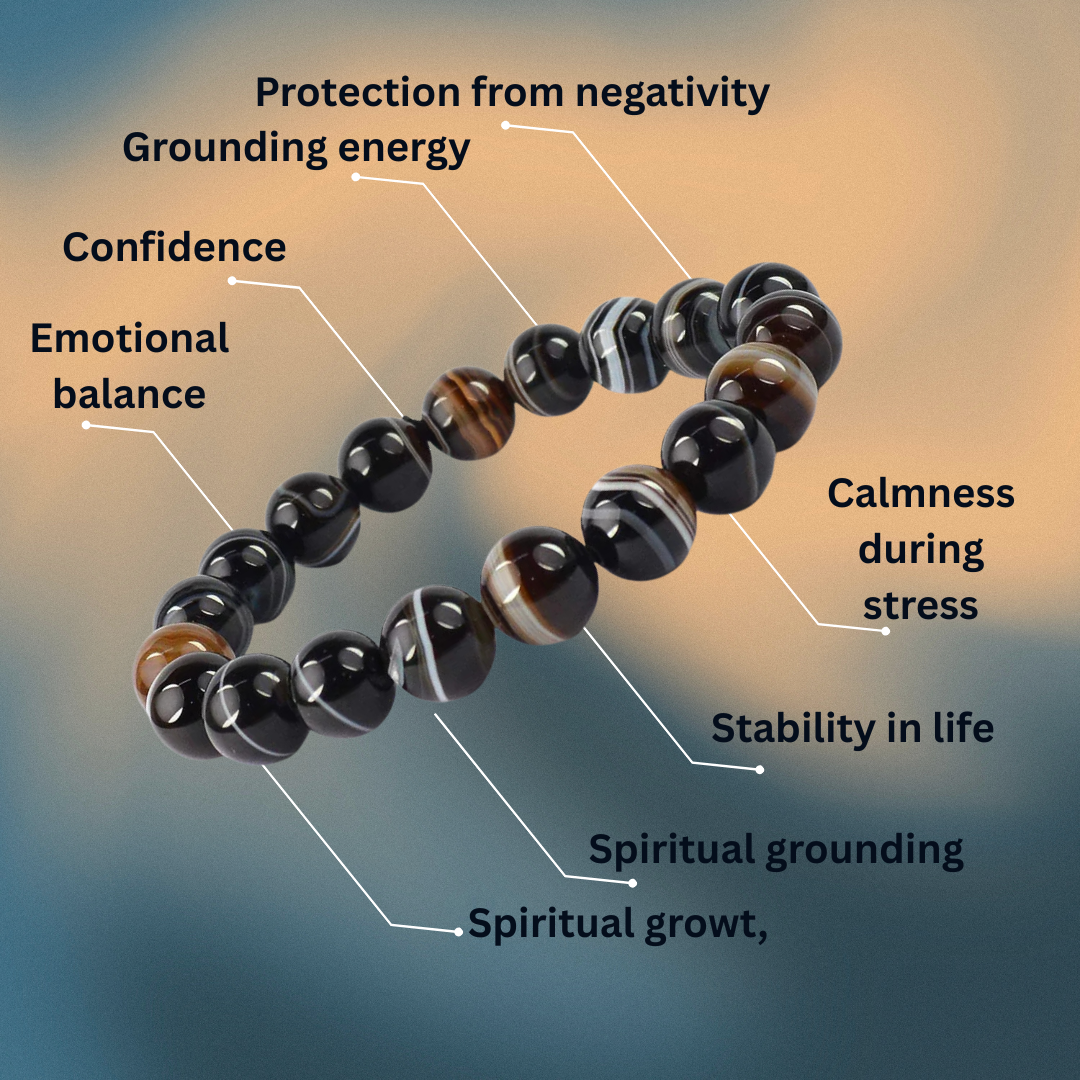 Black Agate Bracelet