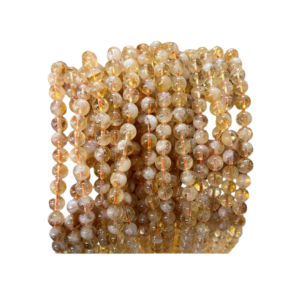 Aura Citrine Jap Mala (108 Beads, Energised)