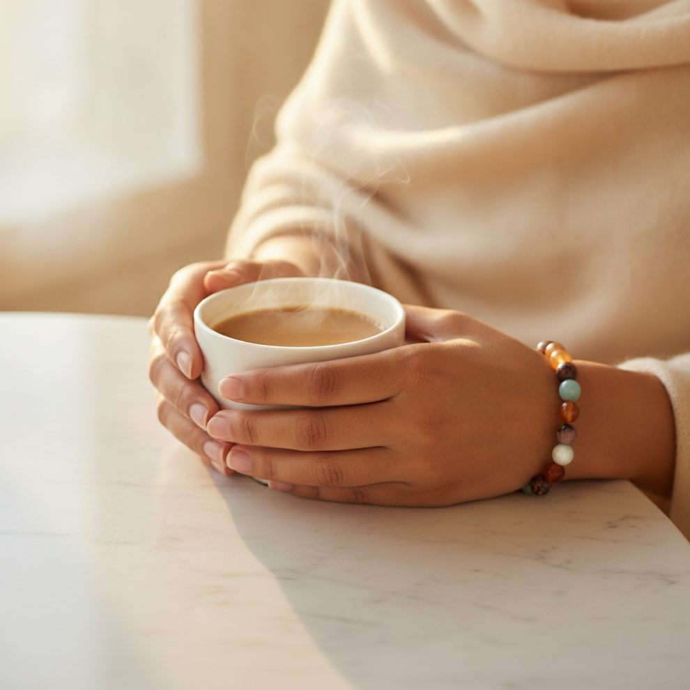 Cancer Bracelet worn on wrist