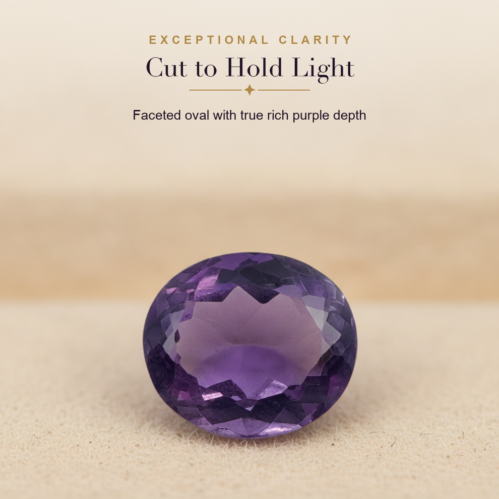 Amethyst (Jamunia) — clarity macro