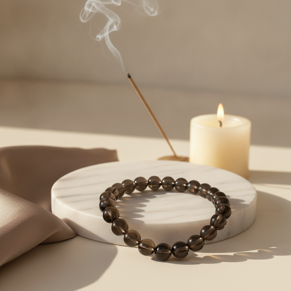Smoky Quartz Bracelet — For Brother