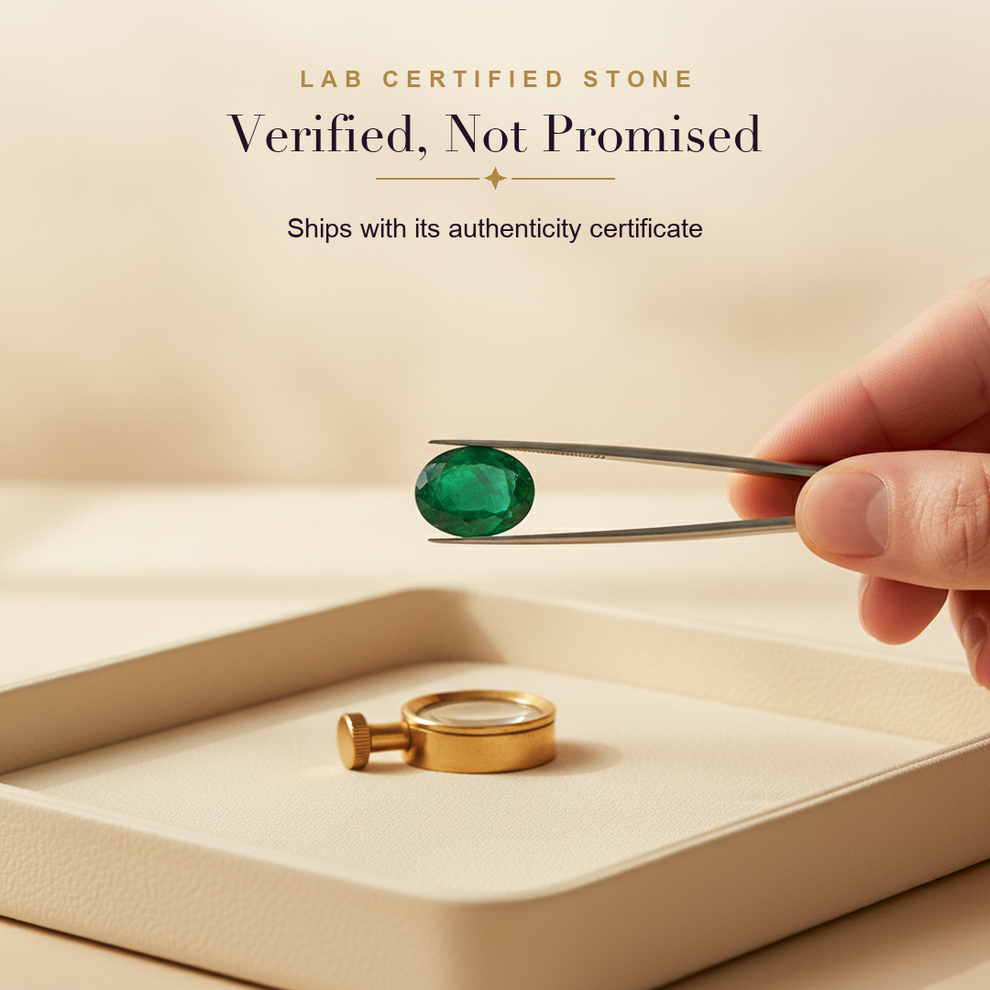 Emerald (Panna) — lab certified