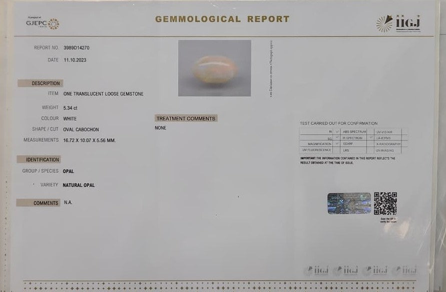 Fire Opal Stone (Medium) - Australian