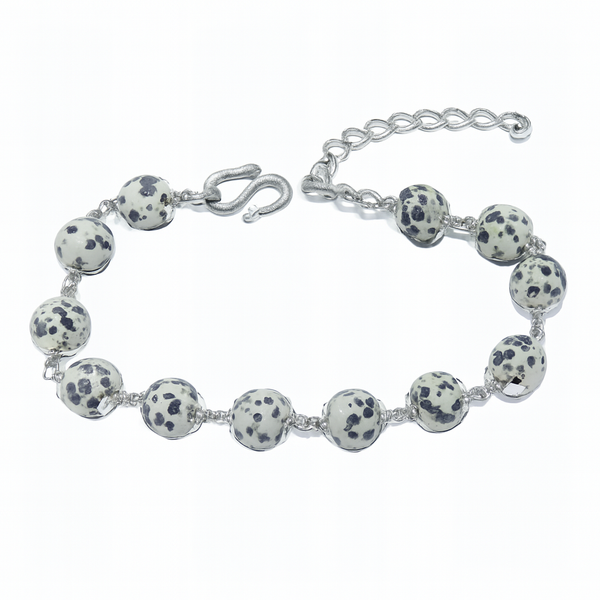 Jasper Silver Bracelet