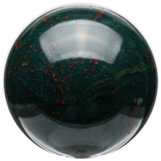 Bloodstone bead