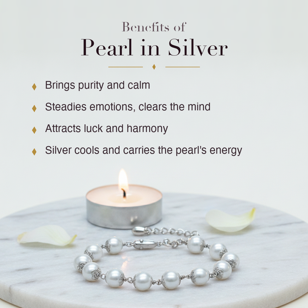 Silver Pearl Bracelet benefits