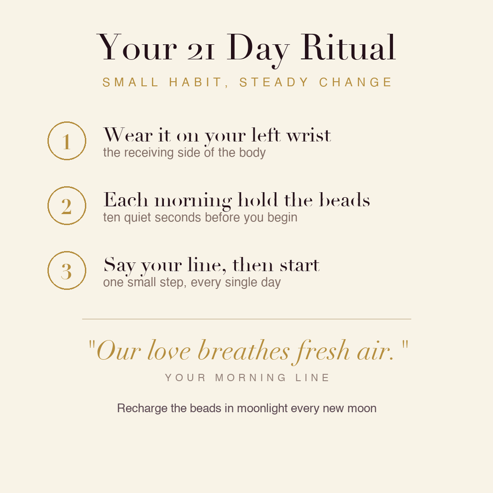 Love Life Attractor Bracelet 21 day ritual