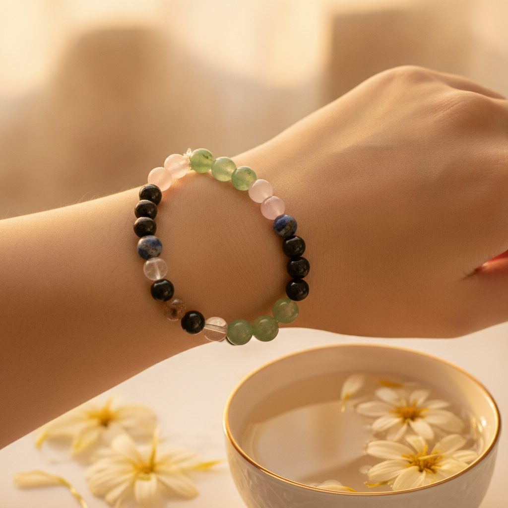 Anger Control Bracelet in use