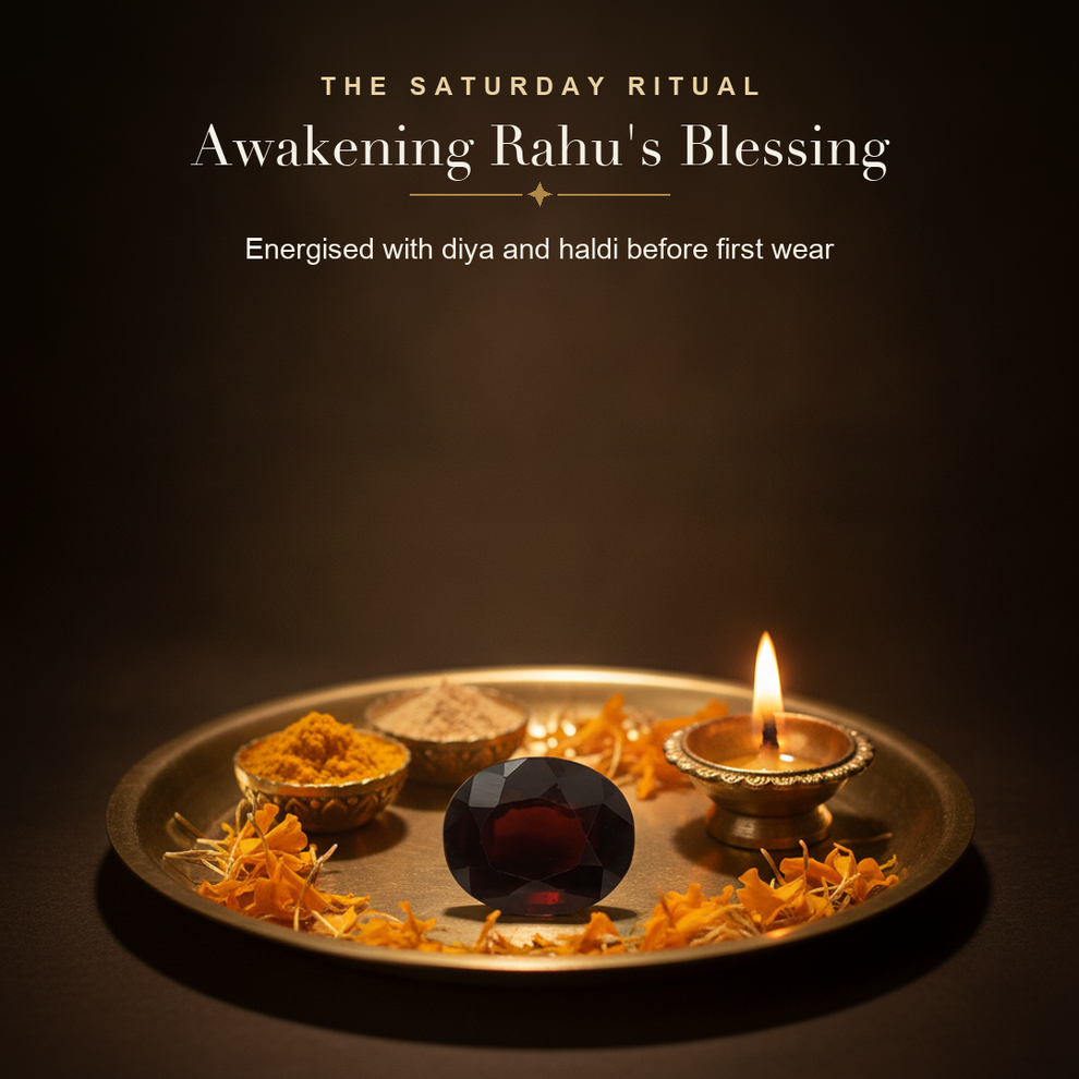 Gomedh (Hessonite) — energised ritual
