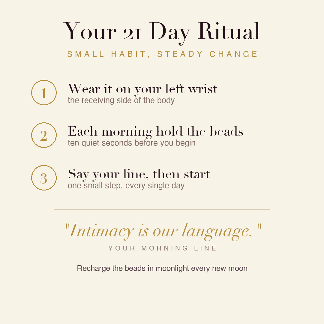 Passion & Intimacy Bracelet 21 day ritual