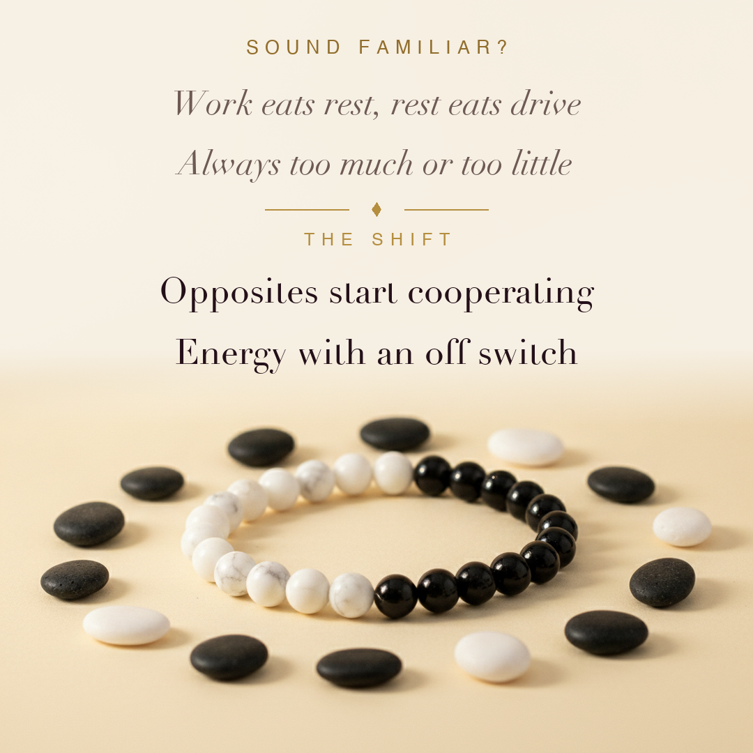 Yin-Yang Balance Bracelet the shift