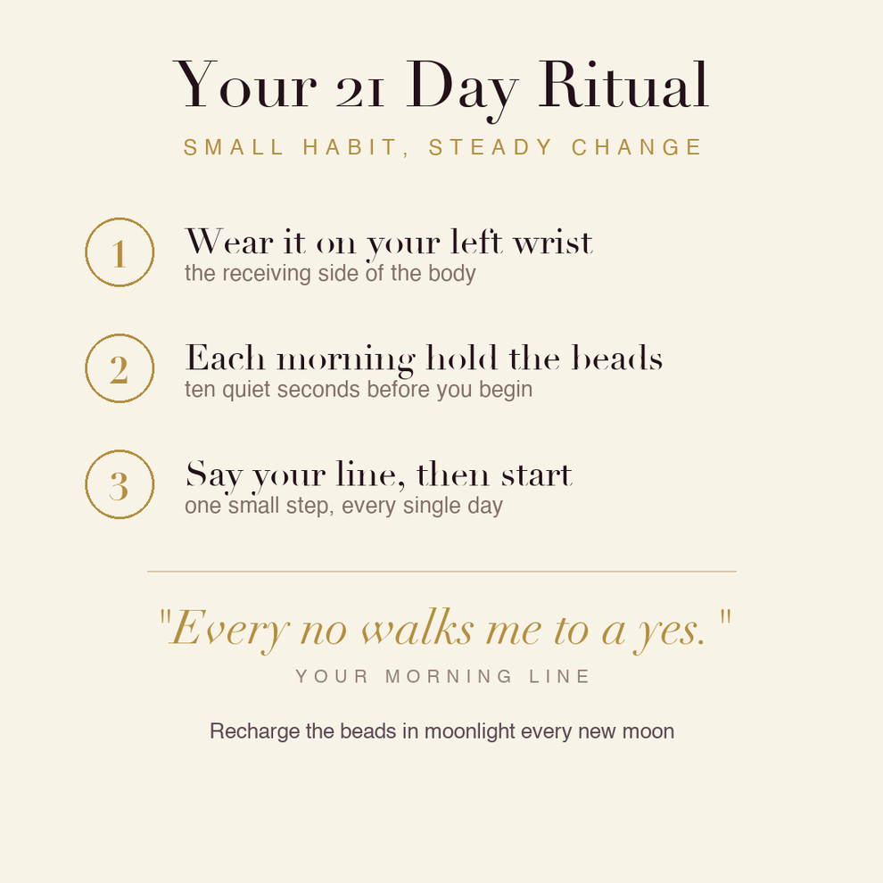 Sales & Marketing Success Bracelet 21 day ritual