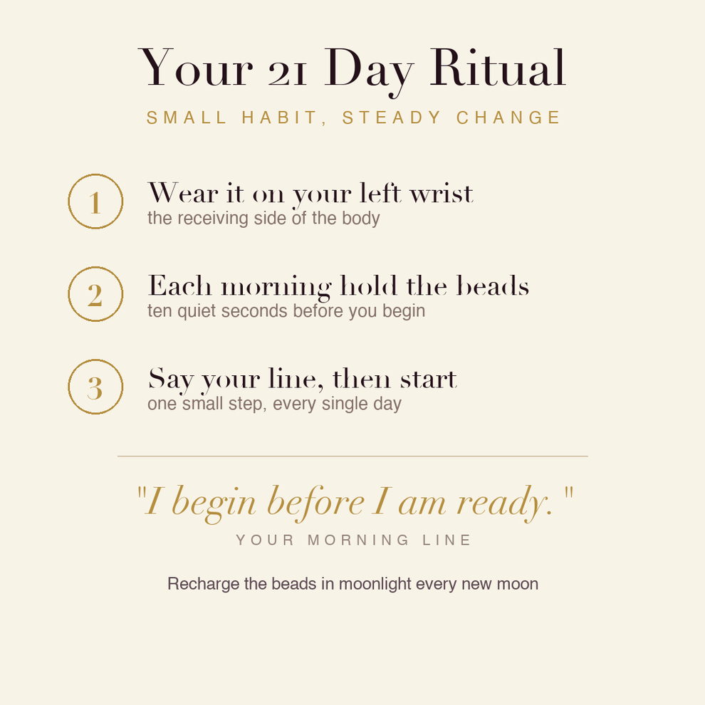 Motivation & Drive Bracelet 21 day ritual