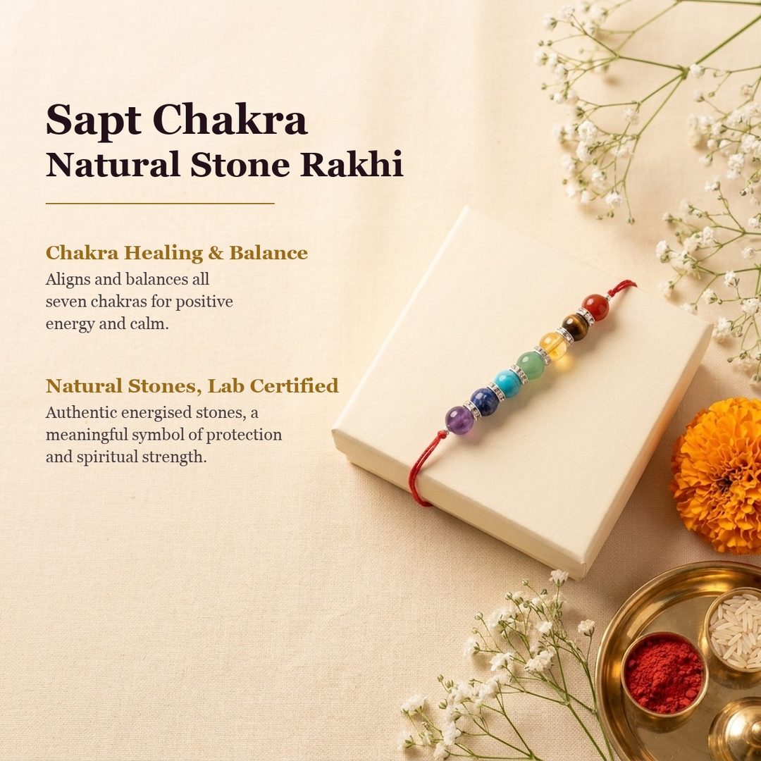 Benefits of Sapt Chakra Rakhi