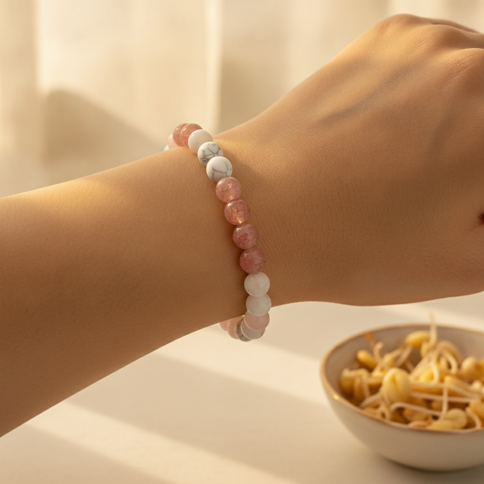 Fertility & Wellness Bracelet in use