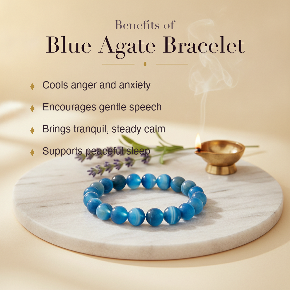 Benefits of Blue Agate Bracelet
