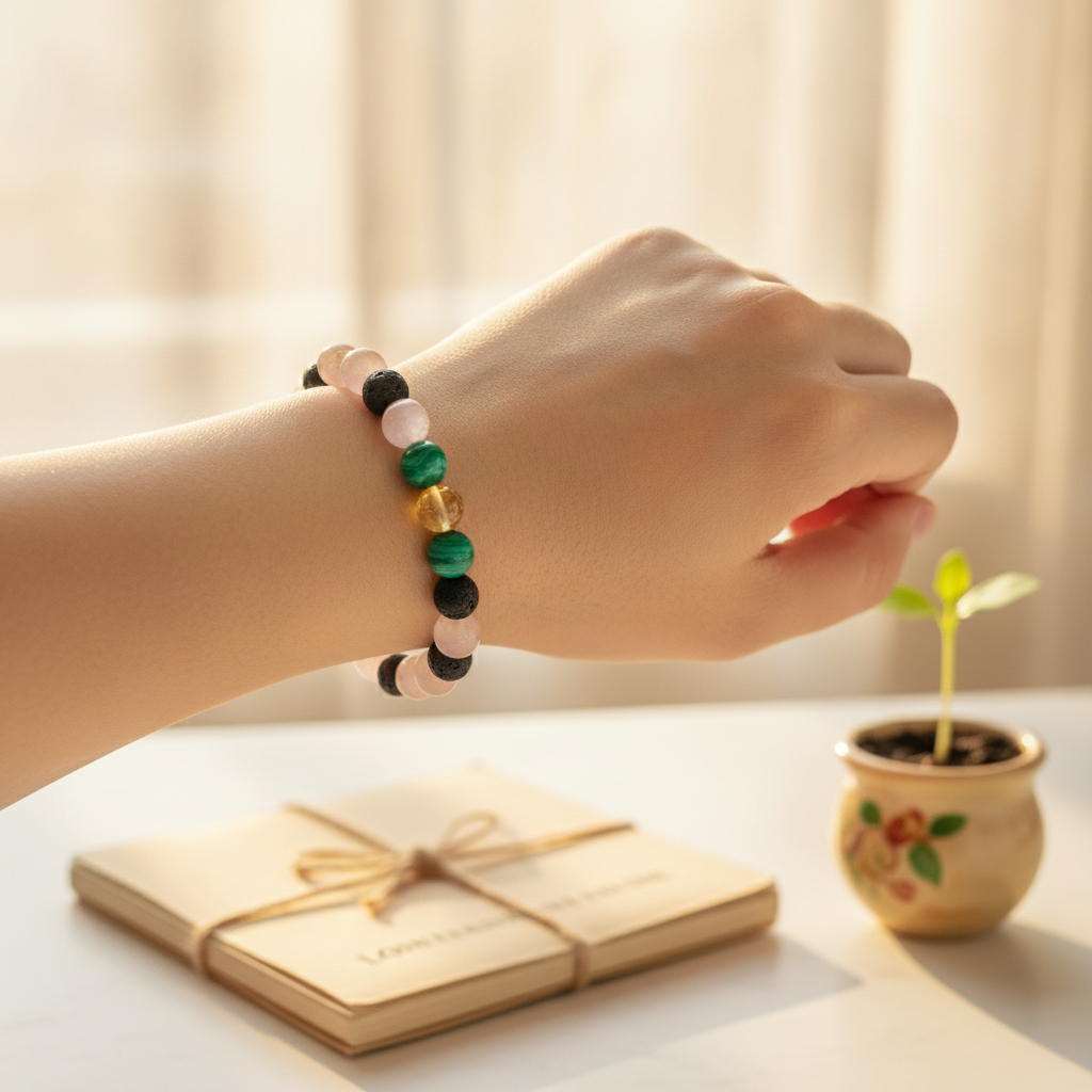 Debt Freedom Bracelet in use