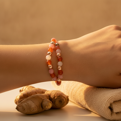 Arthritis & Rheumatism Pain Bracelet in use