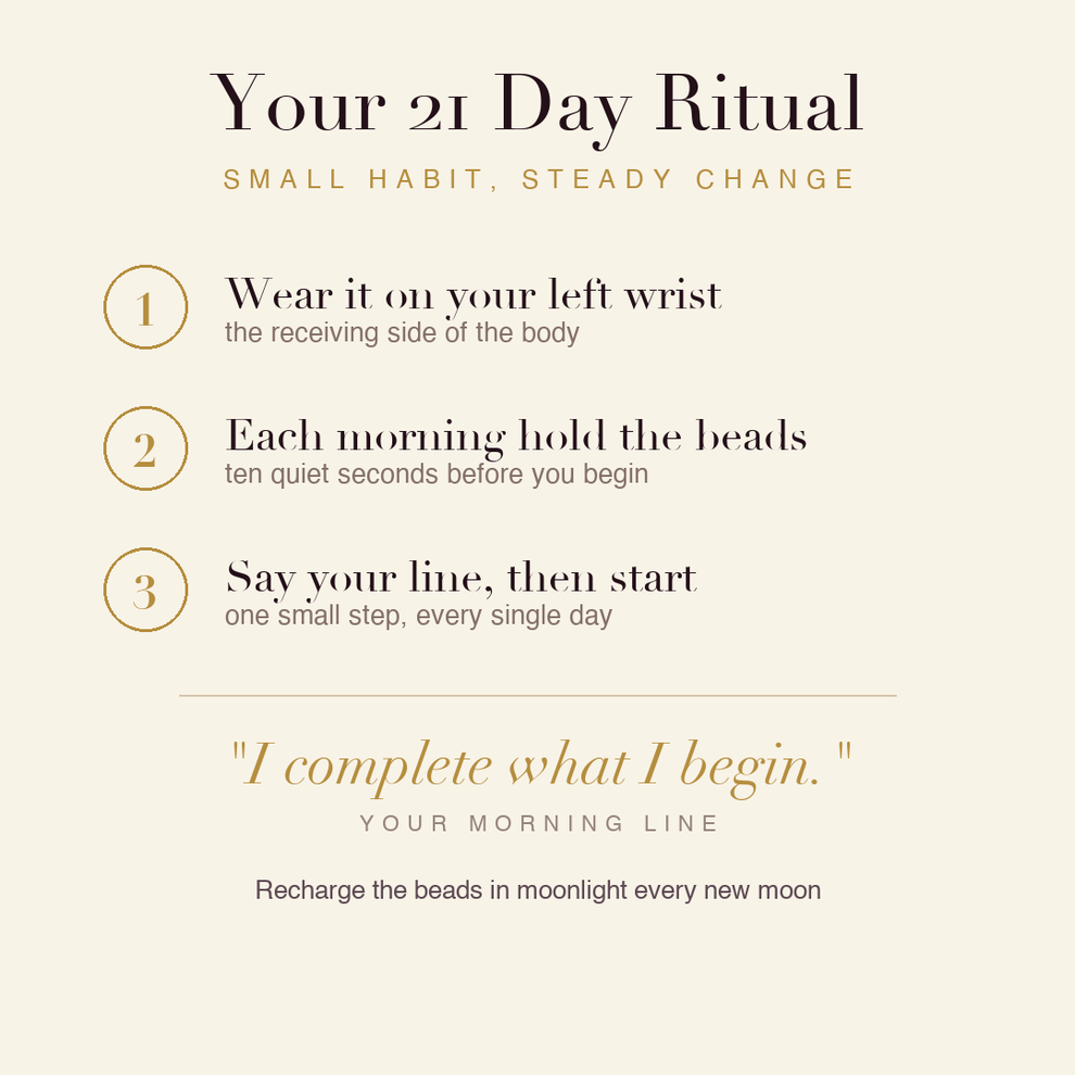 Success & Achievement Bracelet 21 day ritual