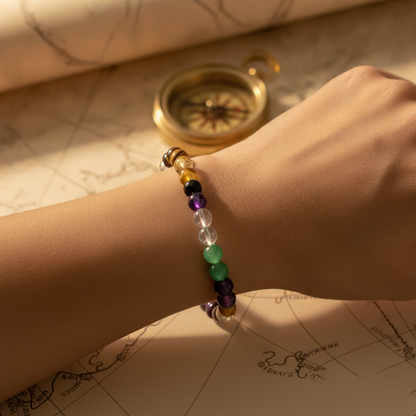 Vastu Expert's Harmonizer Bracelet in use