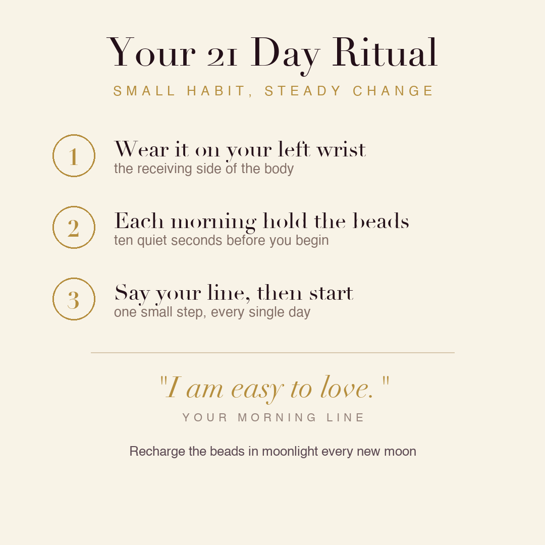 Attract Love Bracelet 21 day ritual