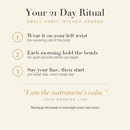 Musician's Harmony Bracelet 21 day ritual