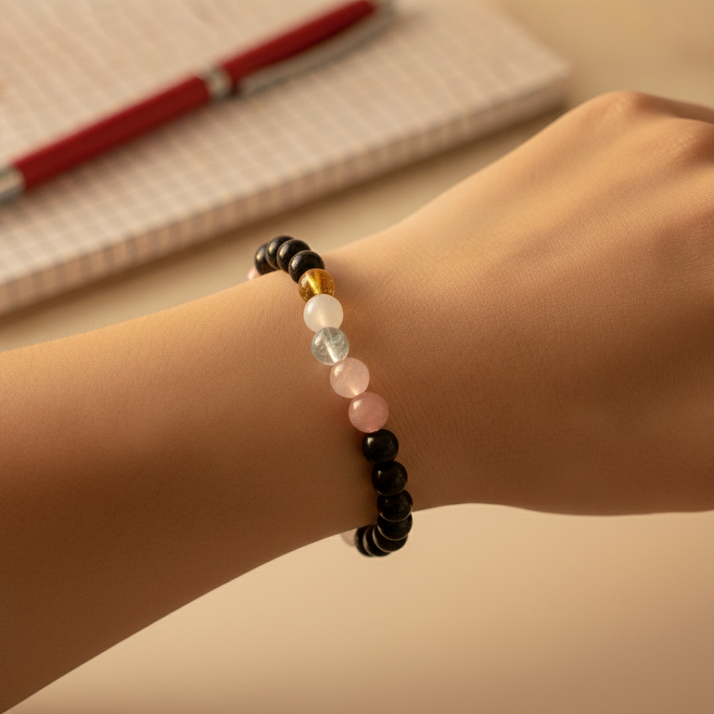 Teacher's Wisdom Bracelet in use