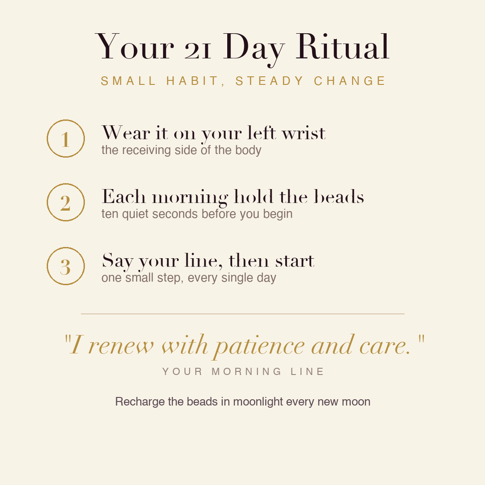 Immunity & Health Bracelet 21 day ritual