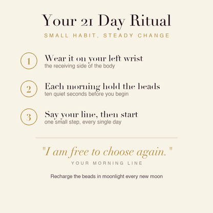 Freedom & Liberation Bracelet 21 day ritual