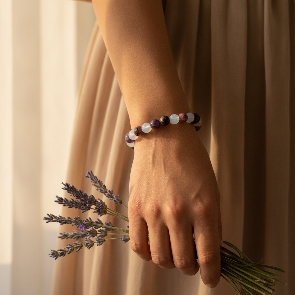 Balanced Fortune Bracelet worn on wrist