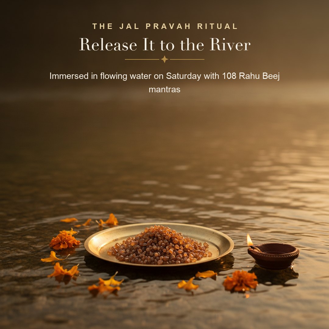 Jal Pravah Hessonite - the ritual