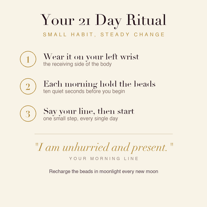 Vitality & Control Bracelet 21 day ritual