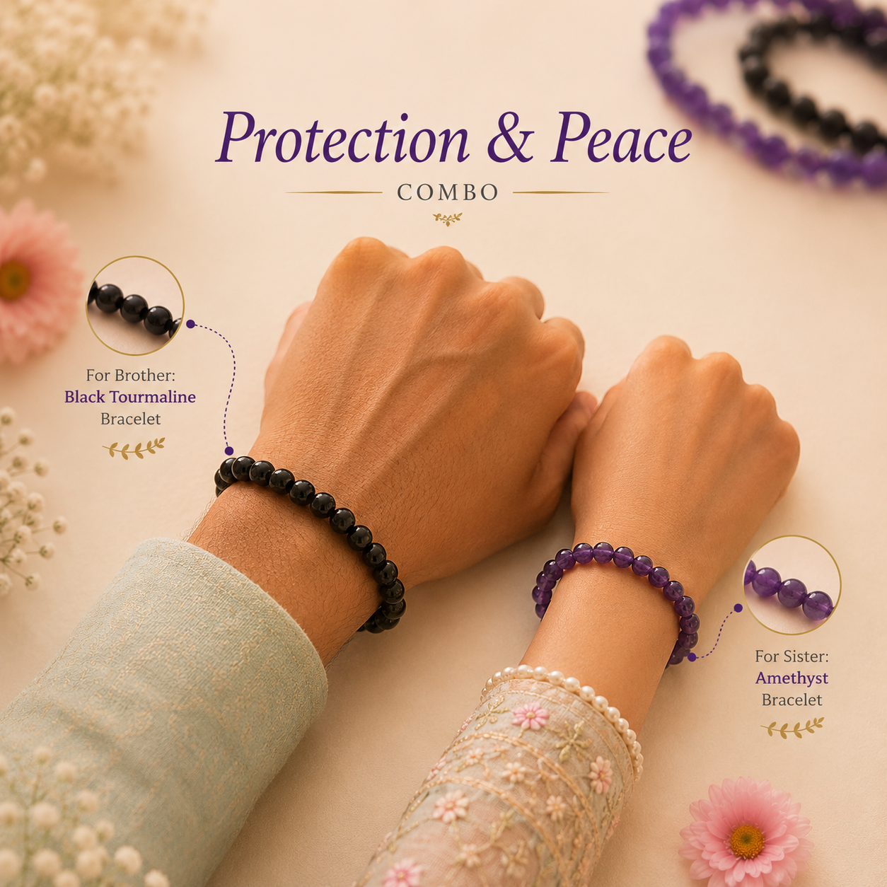 Protection & Peace Rakhi Combo lifestyle