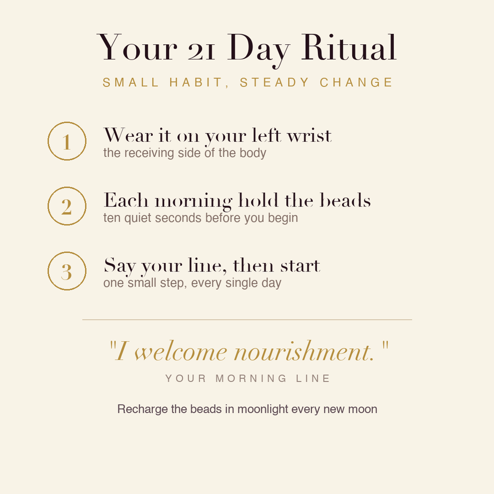 Appetite Enhancer Bracelet 21 day ritual