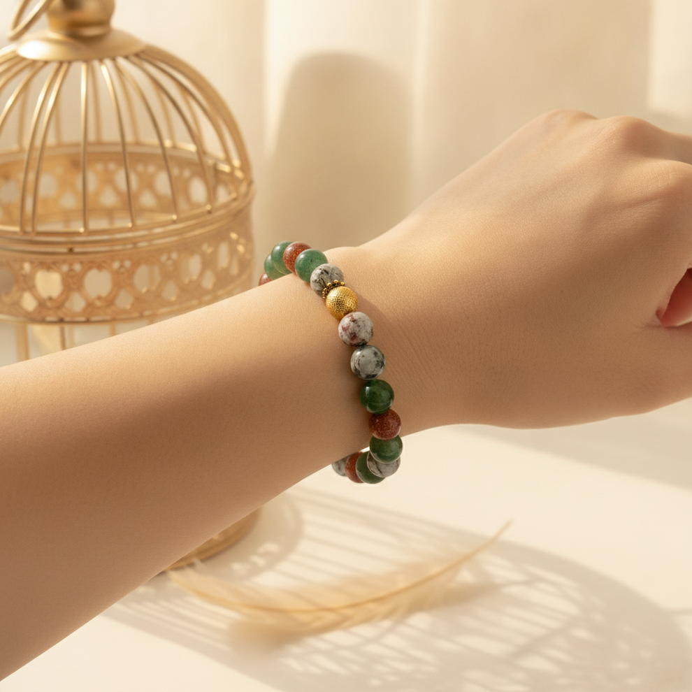 Freedom & Liberation Bracelet in use