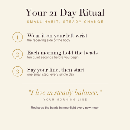 Diabetic Wellness Bracelet 21 day ritual
