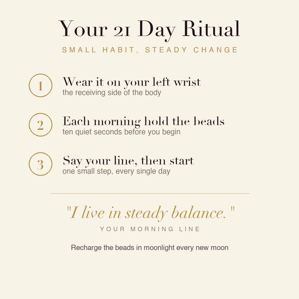 Diabetic Wellness Bracelet 21 day ritual