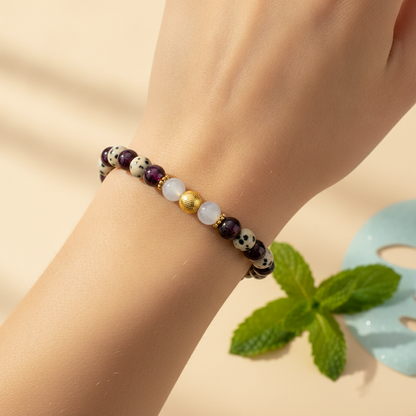 Headache Relief Bracelet in use